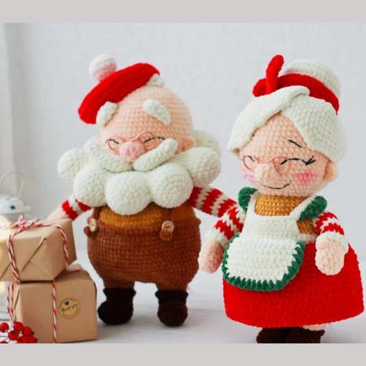 Santa Claus and Grandma Claus Crochet pattern