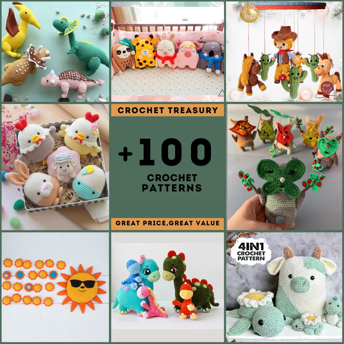 Crochet Treasury : +100 Crochet Patterns