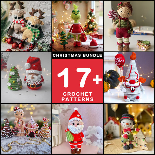 Christmas Bundle : + 17 Crochet Patterns