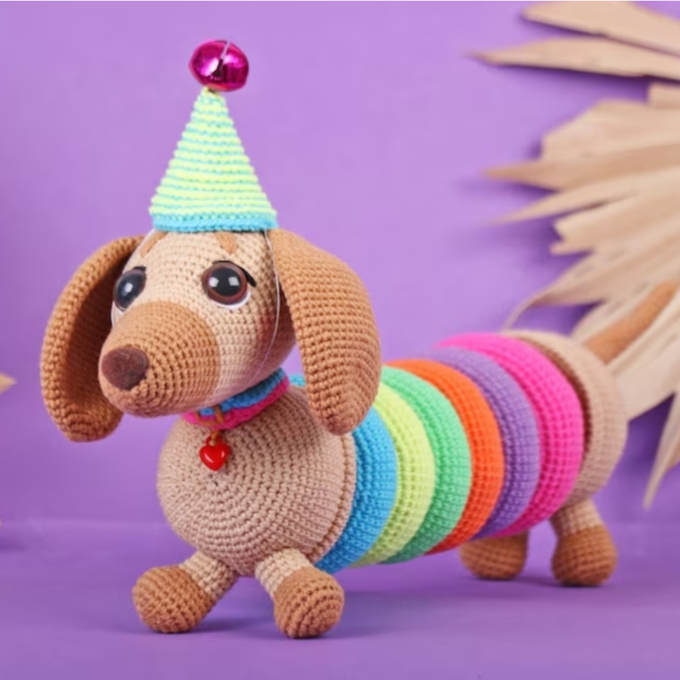 Stacking Dog Amigurumi Crochet Pattern