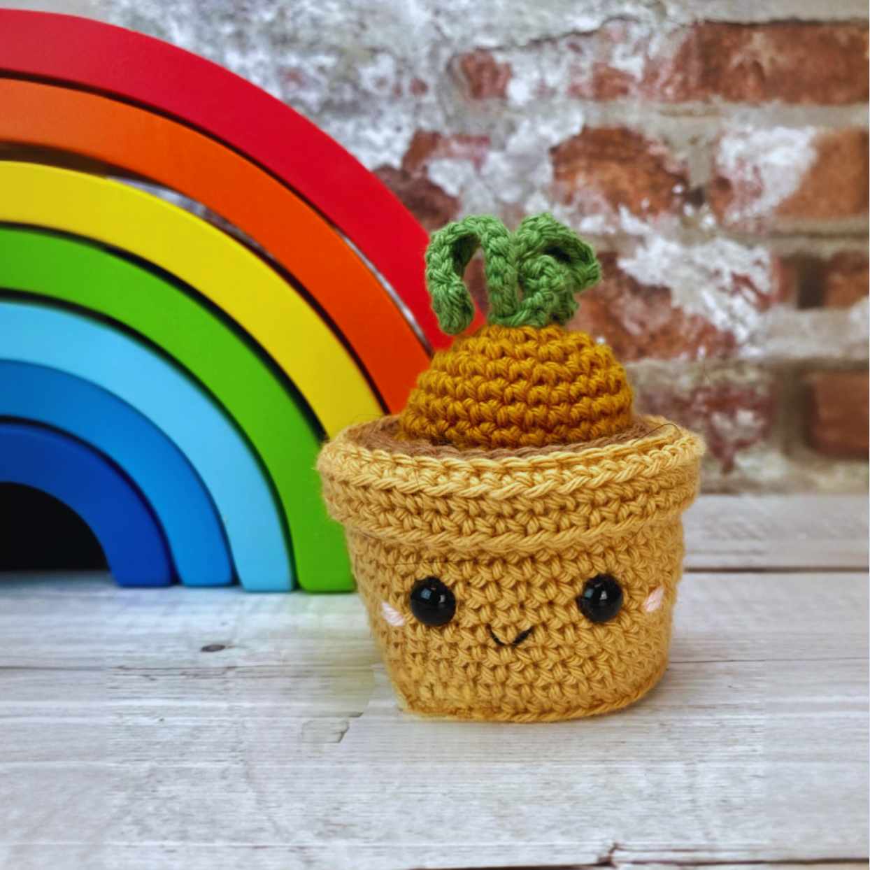 Veggies In Pots Amigurumi Crochet Pattern