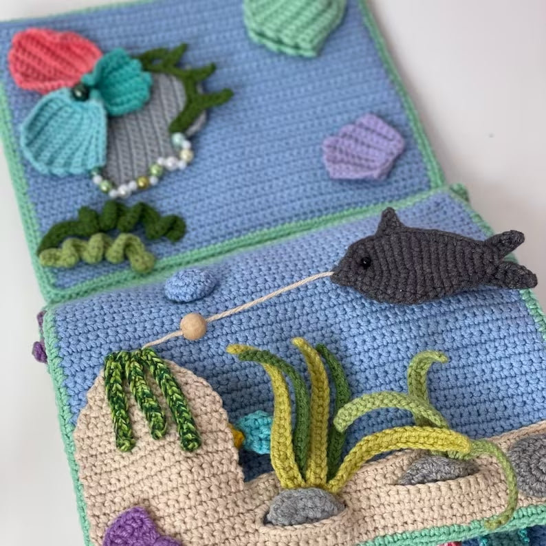 Quiet Book Mermaid Crochet Pattern