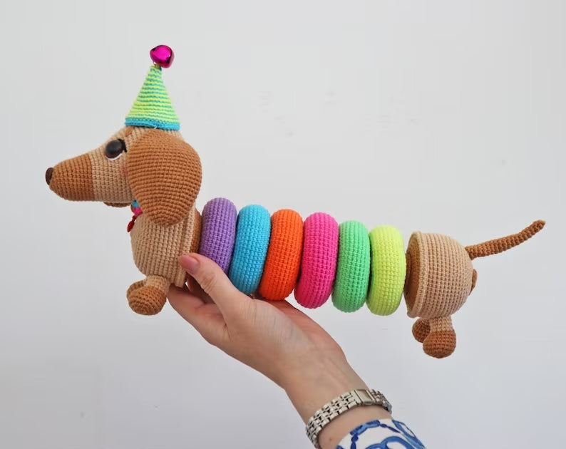 Stacking Dog Amigurumi Crochet Pattern