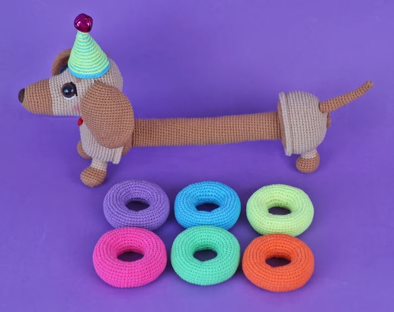 Stacking Dog Amigurumi Crochet Pattern