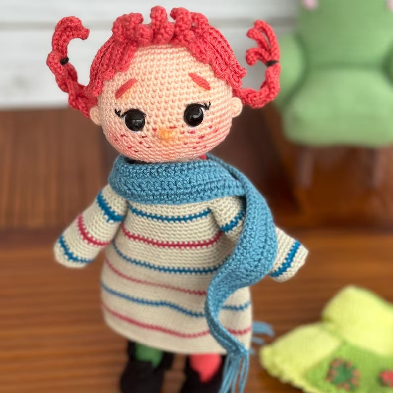 Pippi Doll Crochet Pattern