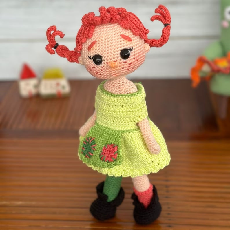 Pippi Doll Crochet Pattern