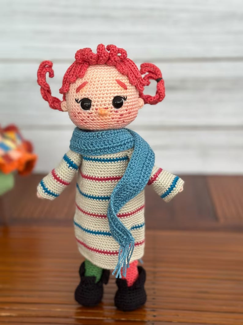 Pippi Doll Crochet Pattern